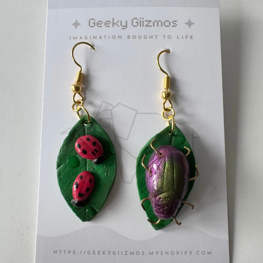 Summer Bug earrings