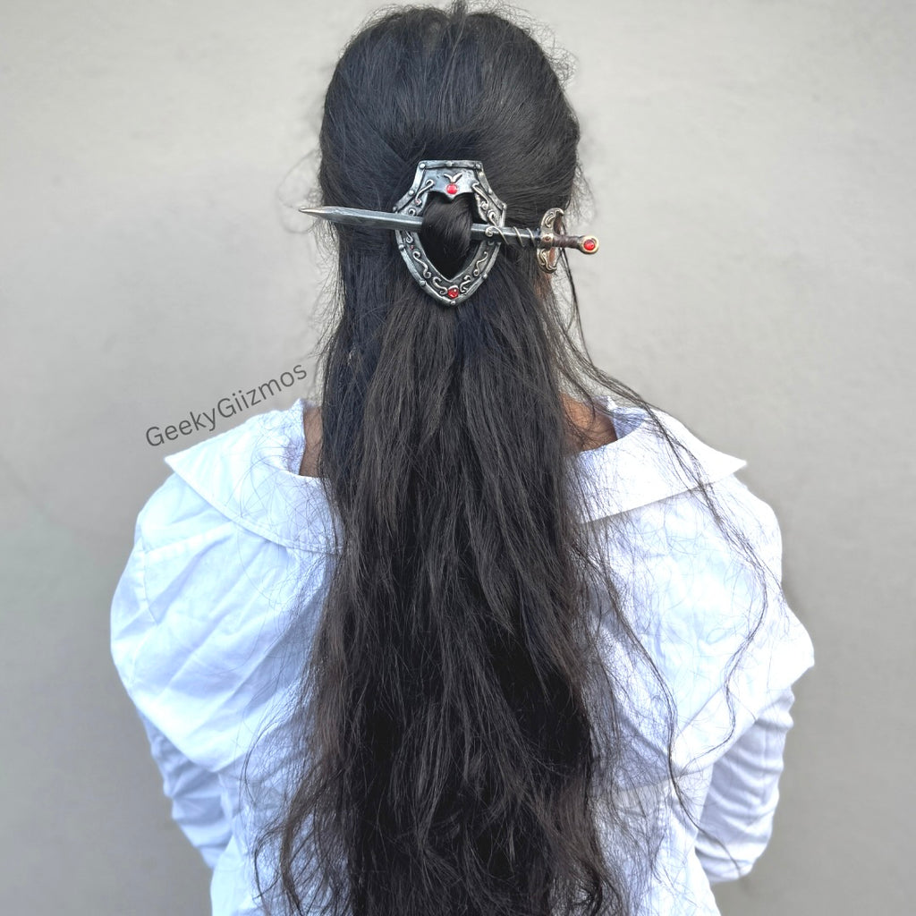 Sword and Shield Barrette