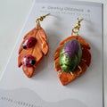 Autumn Bug earrings
