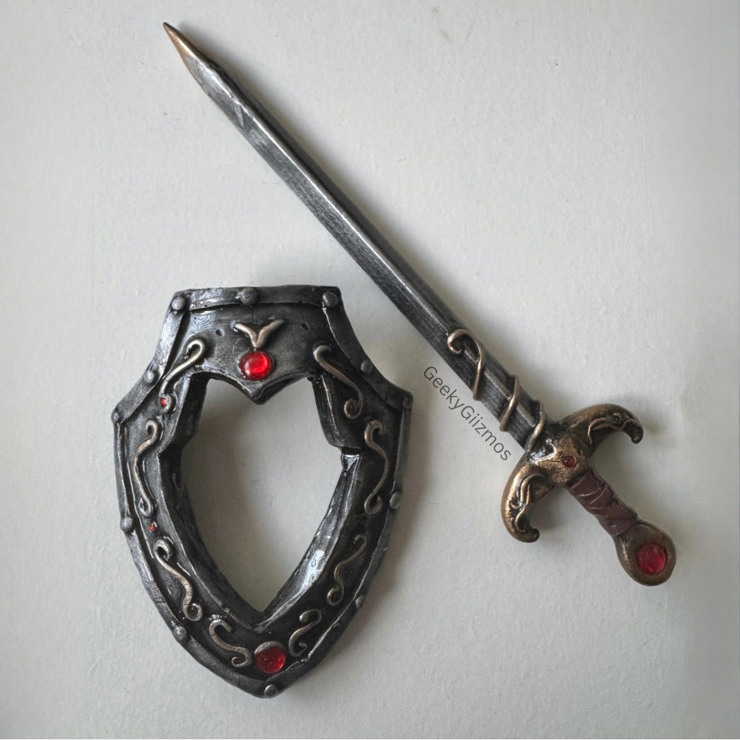 Sword and Shield Barrette