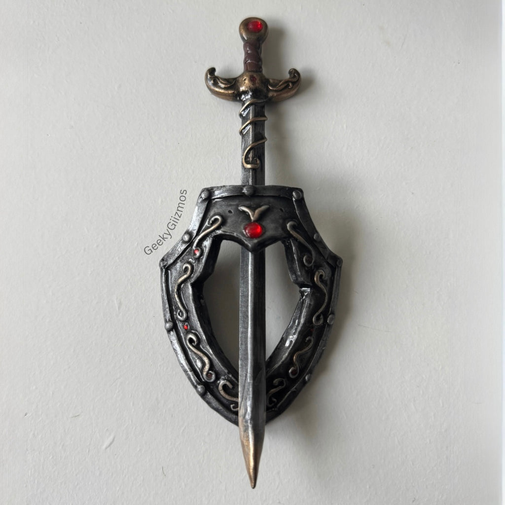 Sword and Shield Barrette