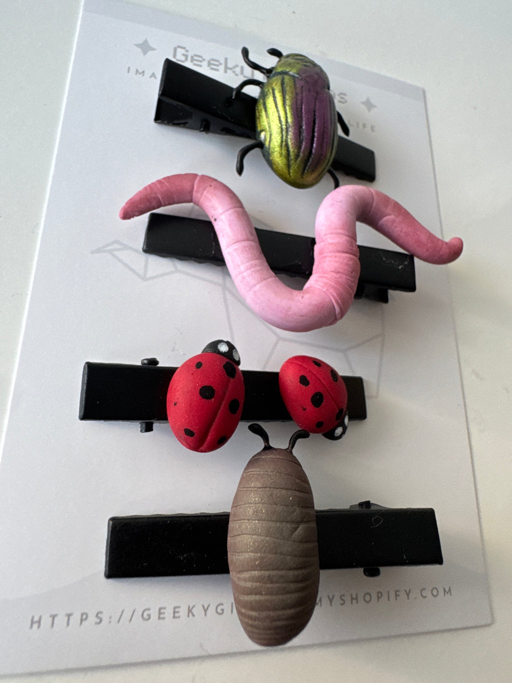 Bugs in my hair (Hairclip set)